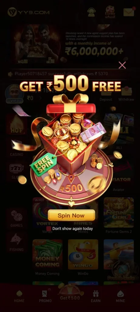 yy9 apk interface fast loading mobile gaming platform