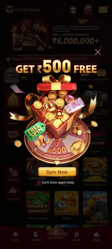 YY9 Game APK features secure payments and earning rewards